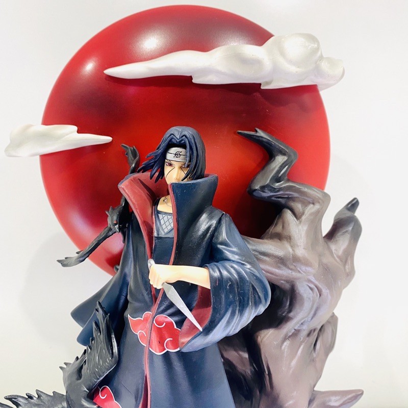 Mô hình  Uchiha Itachi thuộc tổ chức Akatsuki ( Mặt Trăng Có Led ) Cao 35cm - Naruto Shippuuden - Tượng Figure Naruto