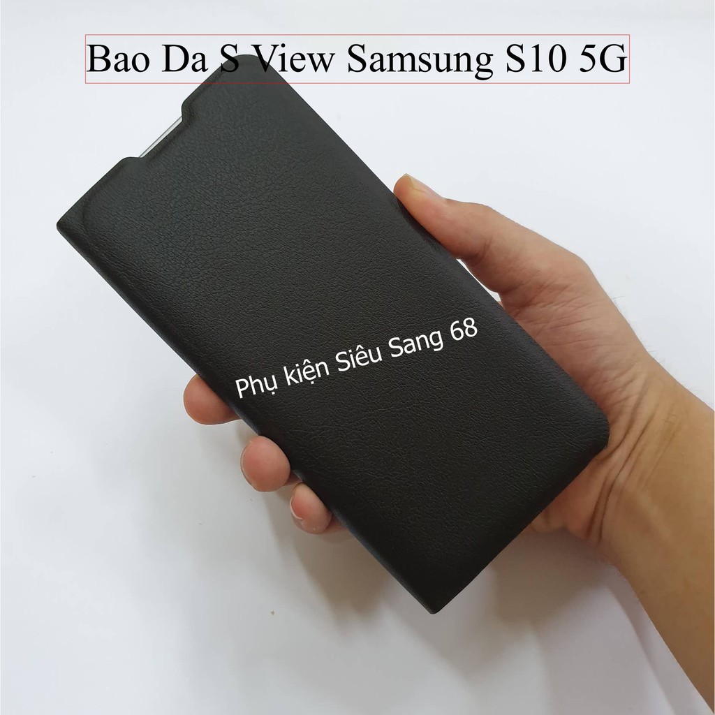 [Mã ELFLASH5 giảm 20K đơn 50K] Samsung S10 5G| Bao Da S View Samsung Glaxy S10 5G - Pk68 | BigBuy360 - bigbuy360.vn