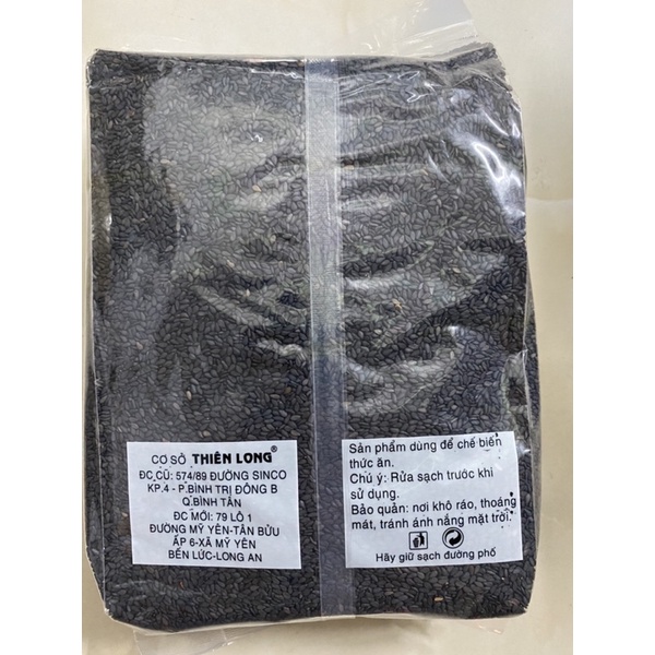 1kg mè đen thiên long (hạt vừng đen)