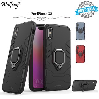 Ốp lưng có nhẫn đỡ cao cấp cho Apple iPhone XS