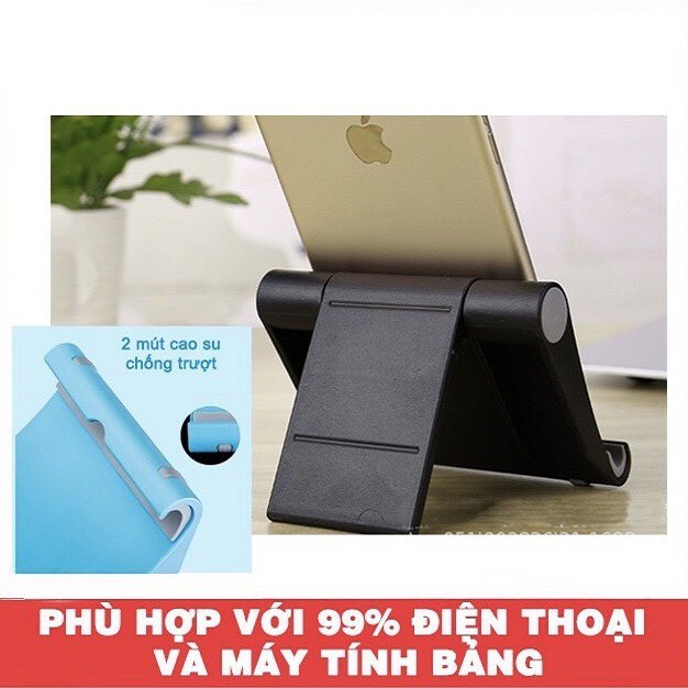 Kệ, Giá Đỡ Điện Thoại, Máy Tính Bảng, Ipad Bằng Nhựa Đa Năng Để Bàn Tiện Dụng Xoay 270 Độ