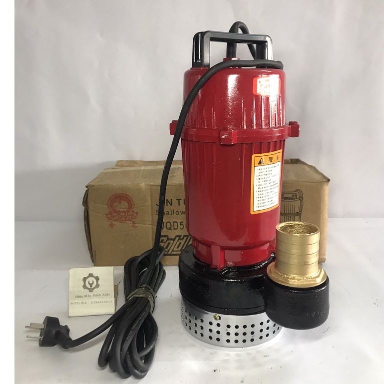 Máy bơm chìm| Bơm tõm 750W HAITUN - Dây đồng 100% đầu ra F50| Máy bơm hồ cá, ao cá ( Bảo hành 6 tháng)