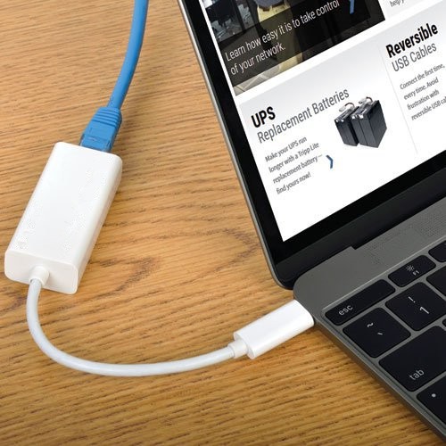 Cáp chuyển đổi từ USB C sang LAN RJ45 10 / 100 Mbps