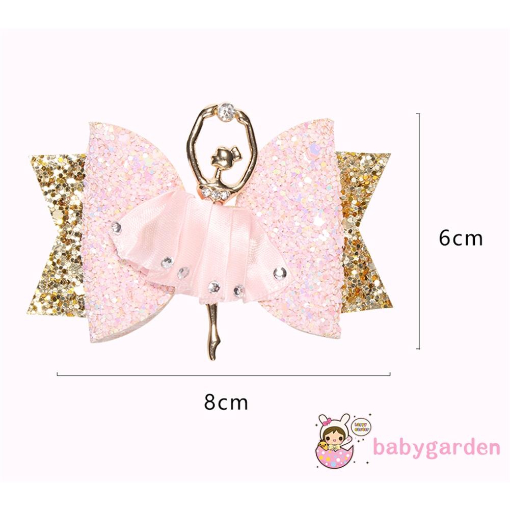 Kẹp tóc hình nơ múa ba lê đáng yêu dành cho bé gái
