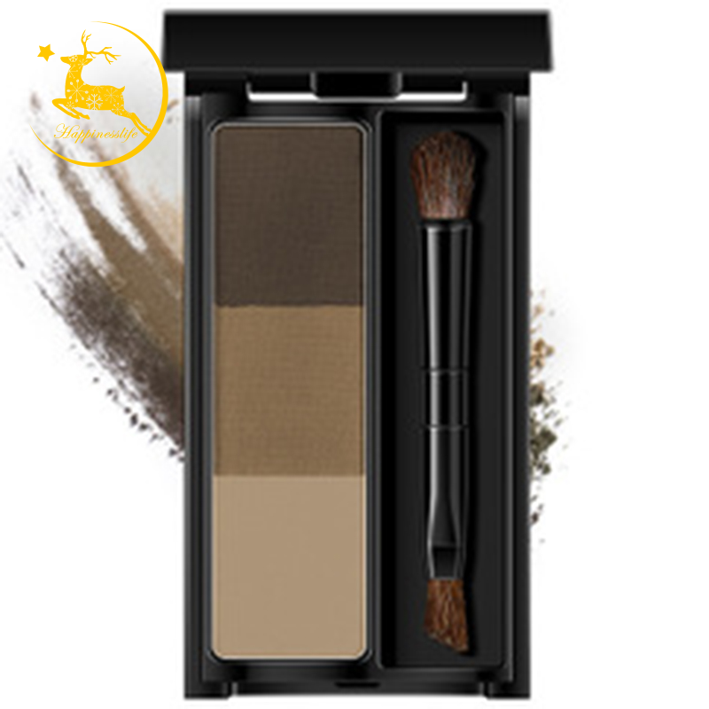 [Hàng mới về] Hộp phấn kẻ lông mày 3 màu BANXEER kháng nước lâu trôi