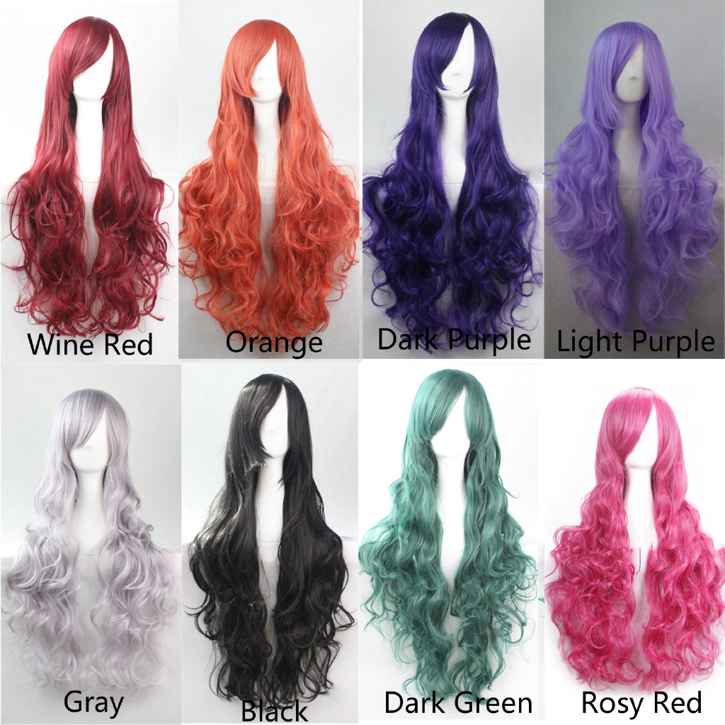 Tóc giả xoăn dài hóa trang độc đáo