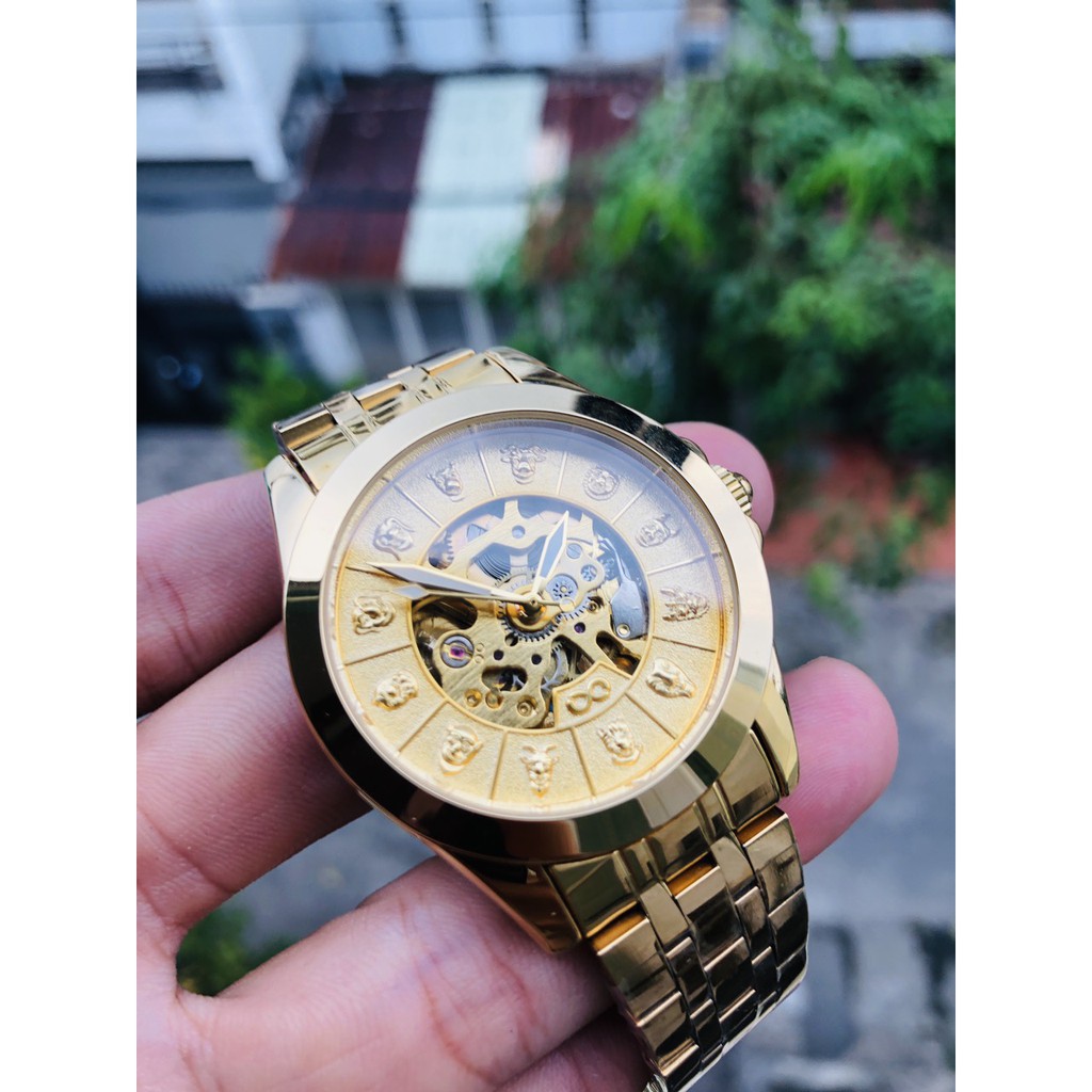 Đồng hồ cơ nam October cơ lộ máy độc đáo, thiết kế 12 mốc giờ là 12 con giáp độc đáo, sang trọng [ Đồng Hồ Cơ ] | BigBuy360 - bigbuy360.vn