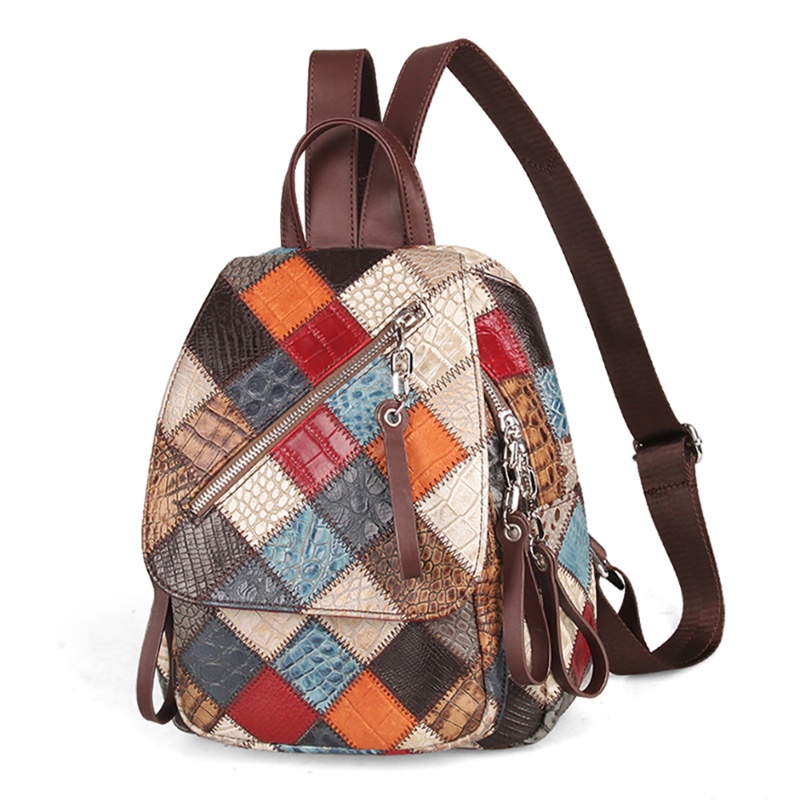 Ba Lô Da Mềm Phong Cách Vintage Cho Nữ