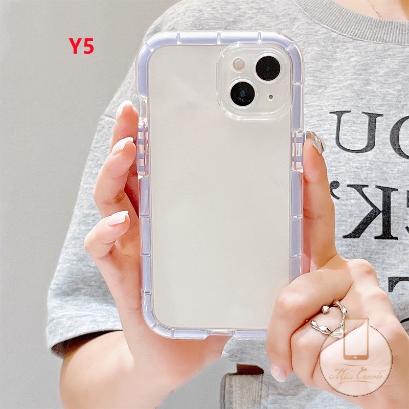 Ốp Điện Thoại TPU Mềm Trong Suốt Màu Dạ Quang Cho IPhone 11 12 13 Pro Max 6 6s 7 8 Plus XR X XS SE 2020