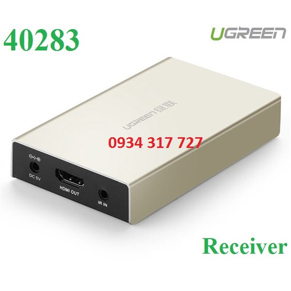 Bộ Phát, nhận tín hiệu HDMI 120M qua cáp mạng RJ45 Cat5e/Cat6 Ugreen 40280 phát và 40283 nhận