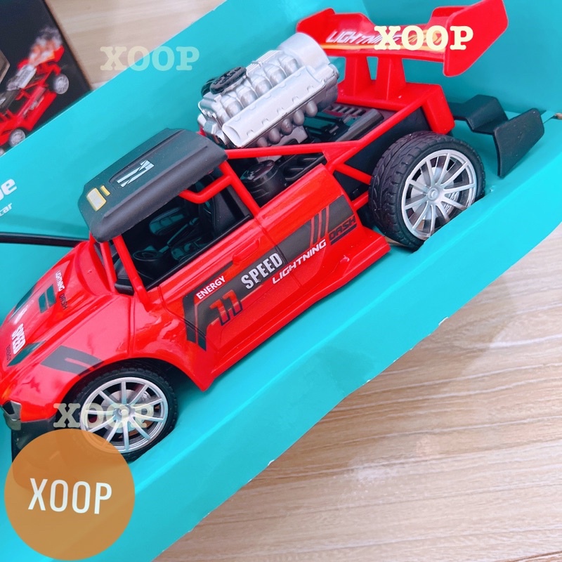 Đồ chơi ! Xe khiển 77 phun khói,4 chiều cho bé mã 338-18