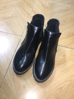 Boot nữ da hai khoá