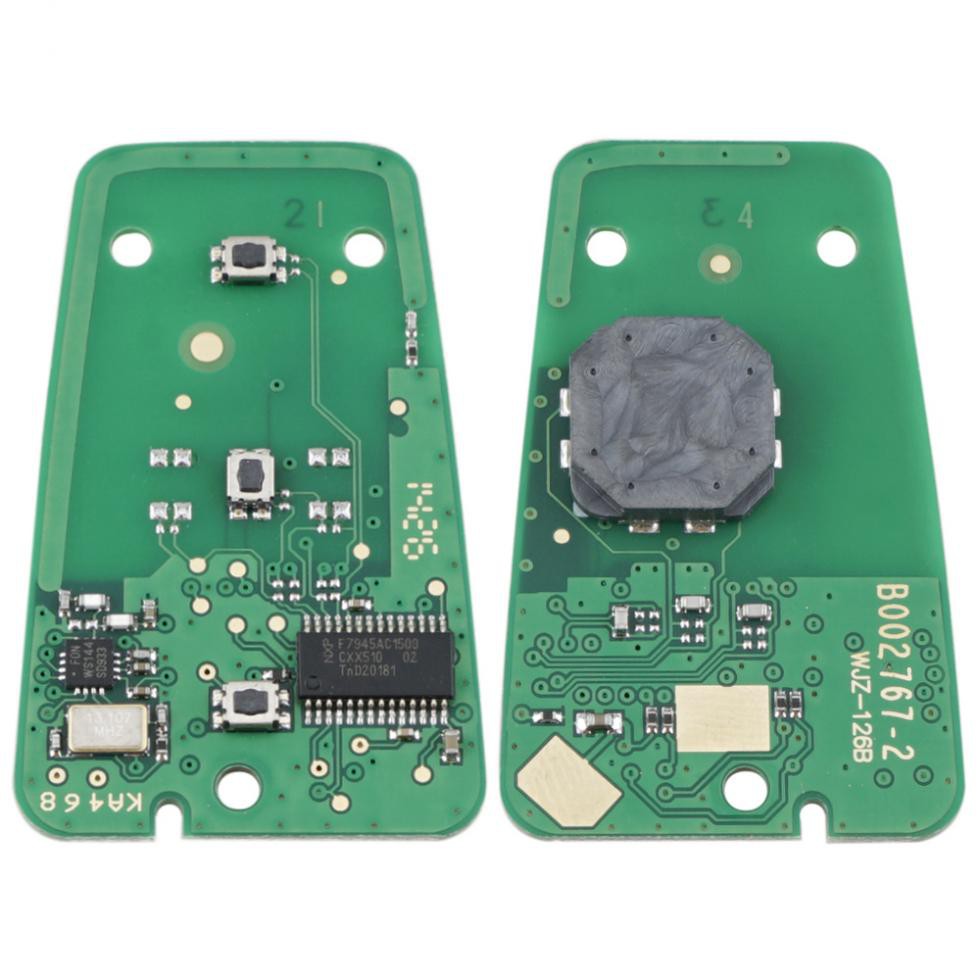 Chìa Khóa Điều Khiển Từ Xa 3 Nút 433mhz Cho Xe Peugeot 308 408 508 5008