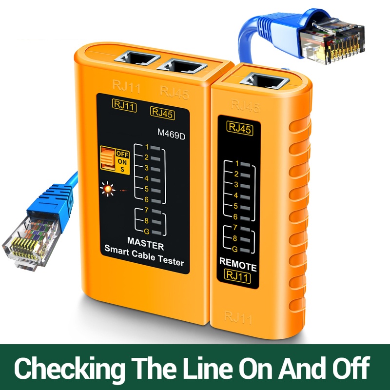 Dụng Cụ Kiểm Tra Cáp Mạng LAN RJ45 Rj11