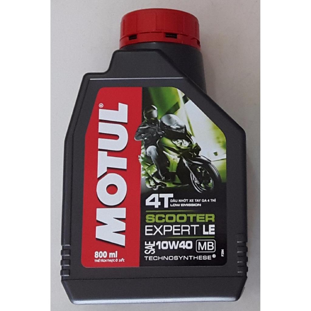 Nhớt Motul Scooter Expert LE 10W40 - 800ml - Dành cho mọi xe tay ga.