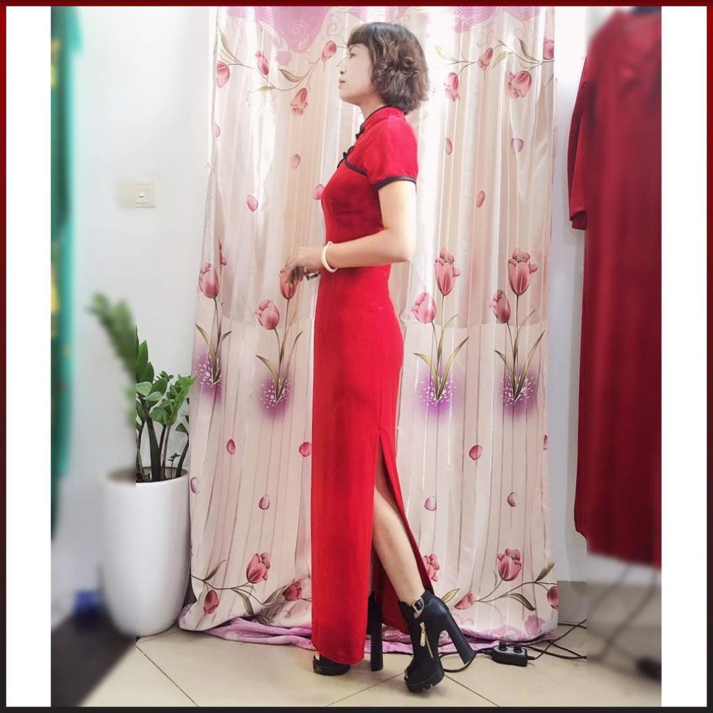 SƯỜN XÁM NHUNG, VÁY THƯỢNG HẢI XINH ĐẸP &amp; DỊU DÀNG