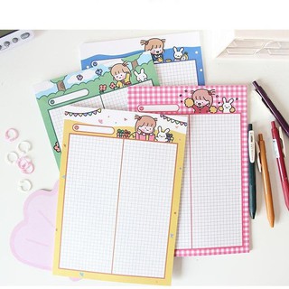 Giấy ghi nhớ to cute ghi thời khóa biểu, công việc(30t)