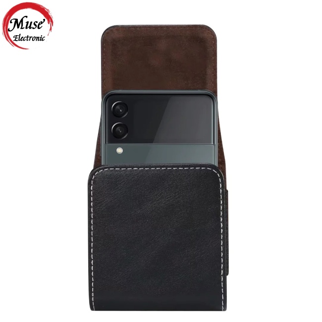 Túi Da Đựng Điện Thoại Nắp Gập Thông Dụng Cho Samsung Z Flip3 Motorola Rzar