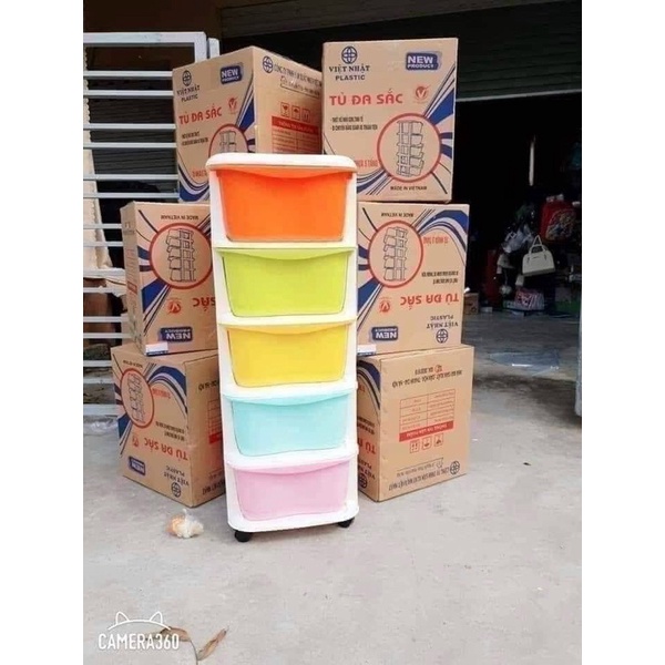TỦ ĐA SẮC 5 TẦNG 5 MÀU