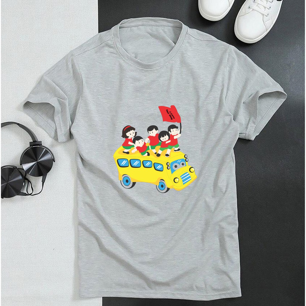 Áo thun nam nữ in hình thời trang Everest KM32