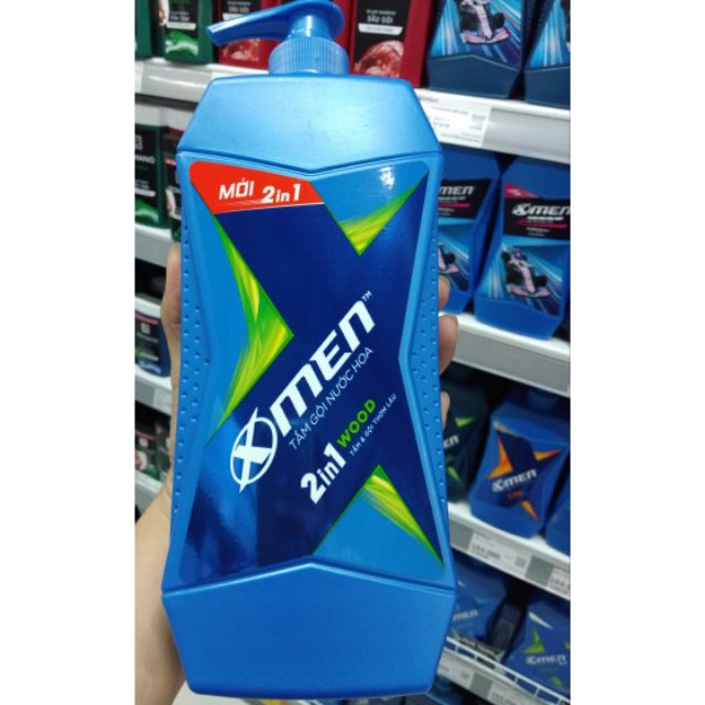 Dầu Gội Nước Hoa X-Men Chai Siêu To Tắm Gội Cả 2 Trong 1 900gam.