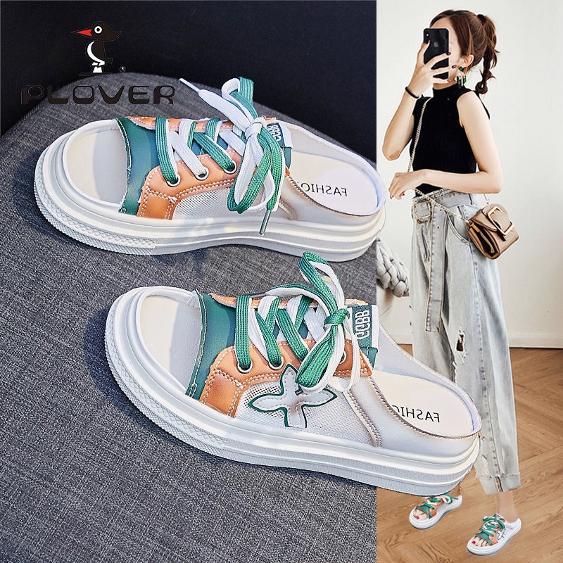 Xăng đan Canvas Thoáng Khí Thời Trang Đi Biển Mùa Hè Mới Cho Nữ