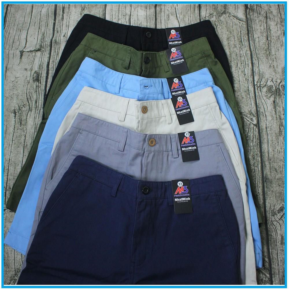 SALE OFF Quần ngố nam kaki thời trang nhiều màu