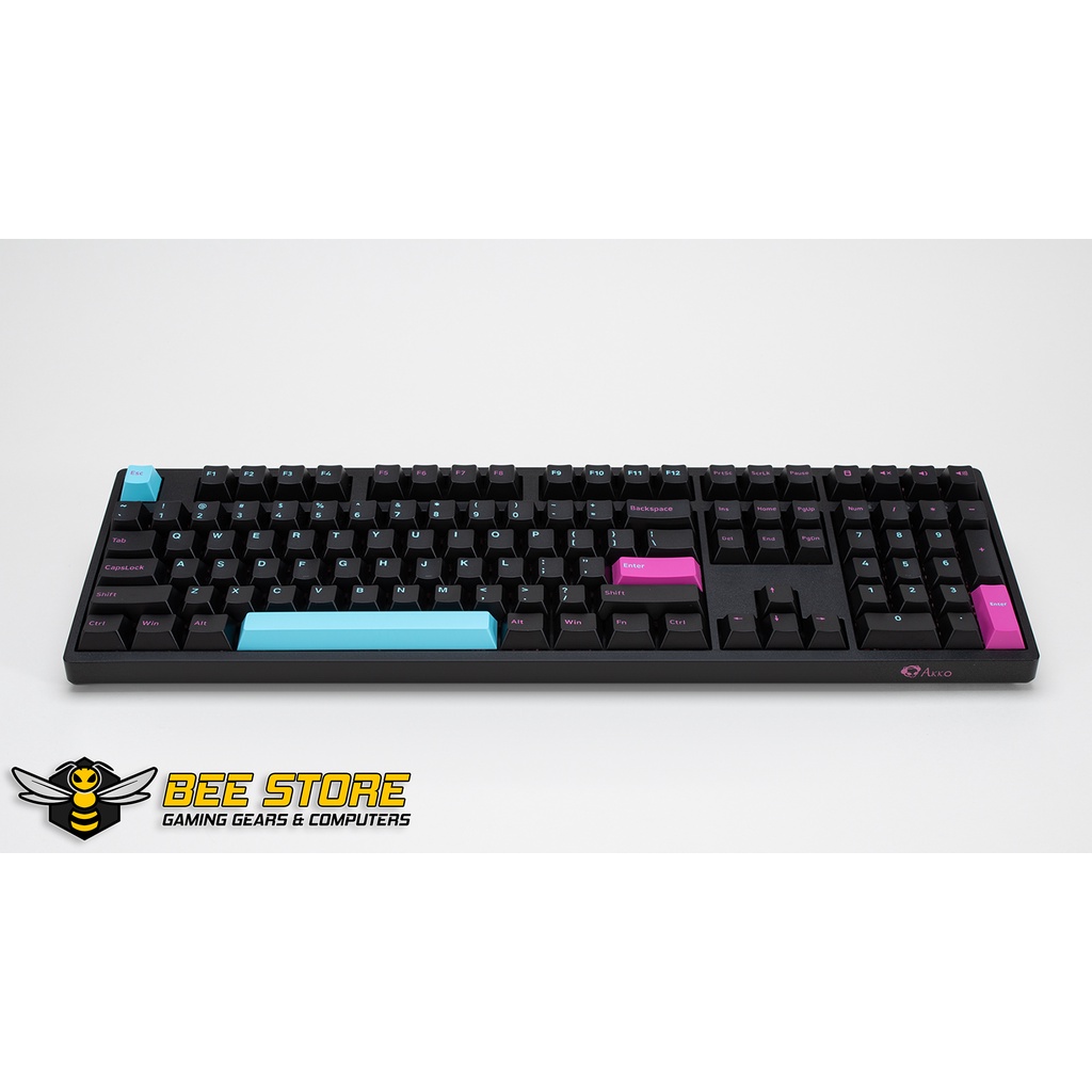 Bàn phím cơ AKKO 3108 Midnight R2 - Tặng kèm 40 keycap | Hàng chính hãng bảo hành 12 tháng