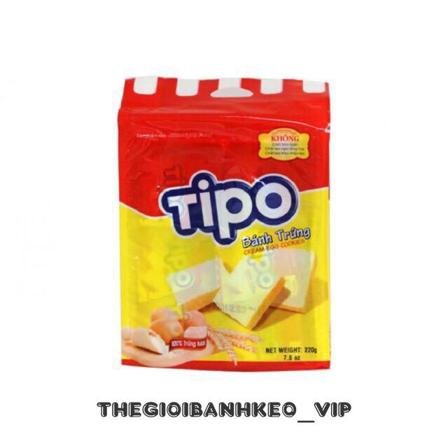 Bánh trứng nướng Tipo gói 220gr hữu nghị