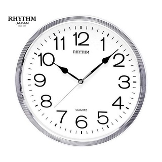 Đồng hồ treo tường Nhật Bản Rhythm CMG734BR19 Kt 31.2 x 5.0cm, 710g Vỏ nhựa, dùng PIN