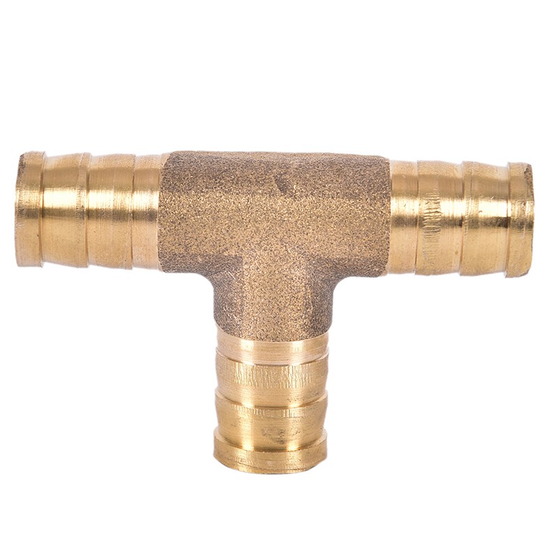 1 Đầu Nối Ống Nhiên Liệu 3 Chiều 6~16mm Bằng Đồng Thau