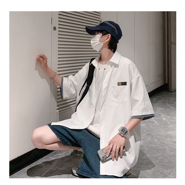 Áo sơ mi nam form rộng tay lỡ, áo sơ mi nam bigsize khoác ngoài ulzzang hàn quốc đi chơi đi học hàn quốc học sin