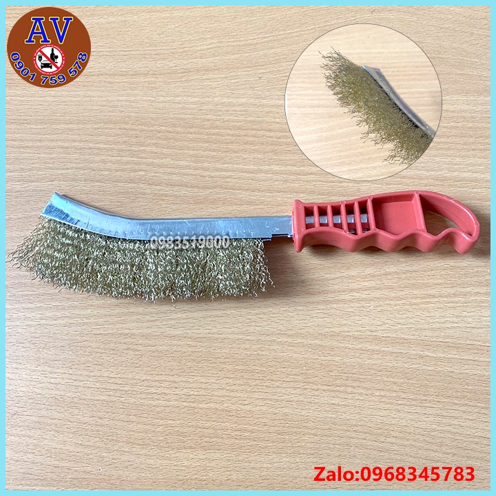 Bàn chải sắt đánh rỉ màu đỏ