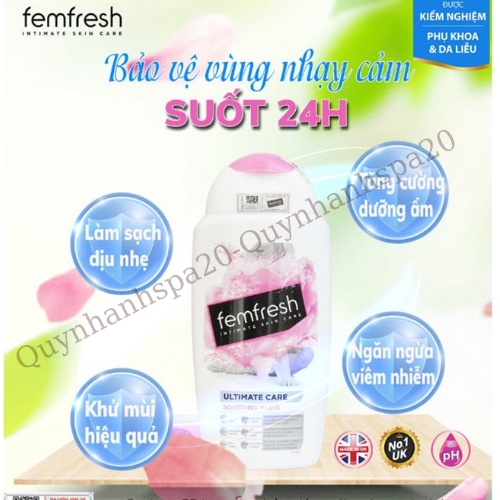 Dung Dịch Vệ Sinh Phụ Nữ Sạch Thơm, Tươi Mới Femfresh Daily Intimate Wash 150ml quynhanhspa20