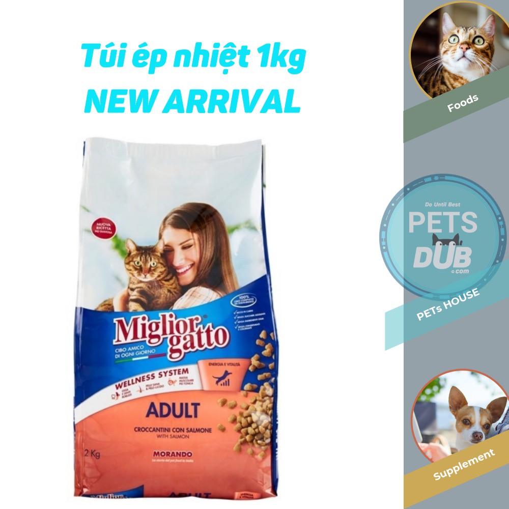 TÚI (TÁCH CHUẨN 1KG) CÁC HÃNG ROYAL, CATSRANG, CAT'S EYE, Hạt Ý MORANDO THỨC ĂN CHO MÈO MẸ & MÈO CON TẬP ĂN (PETs dub)