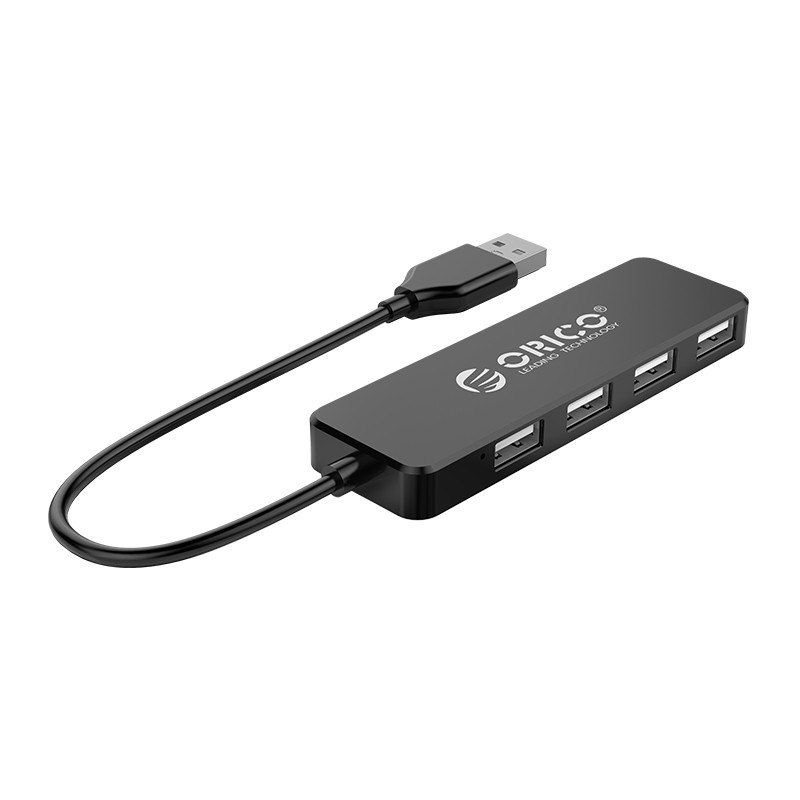 Bộ chia cổng USB 4 cổng USB 2.0 ORICO FL01 (Màu đen)