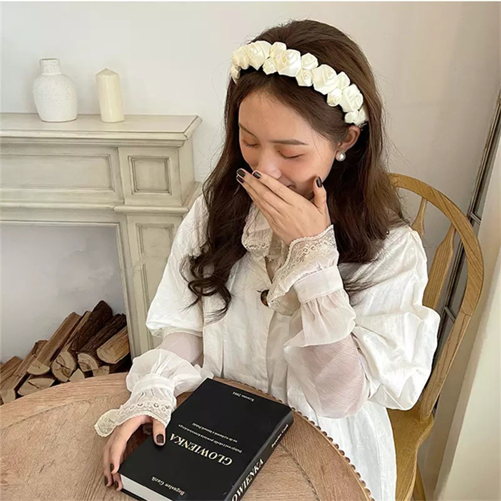 Cài Tóc Hình Hoa Hồng Thời Trang Nữ Tính