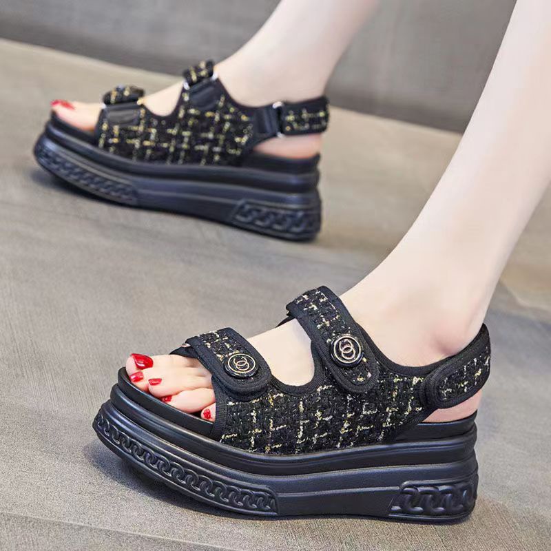 Dép Sandal Đế Dày Chống Trượt Thời Trang Mùa Hè Dành Cho Nữ