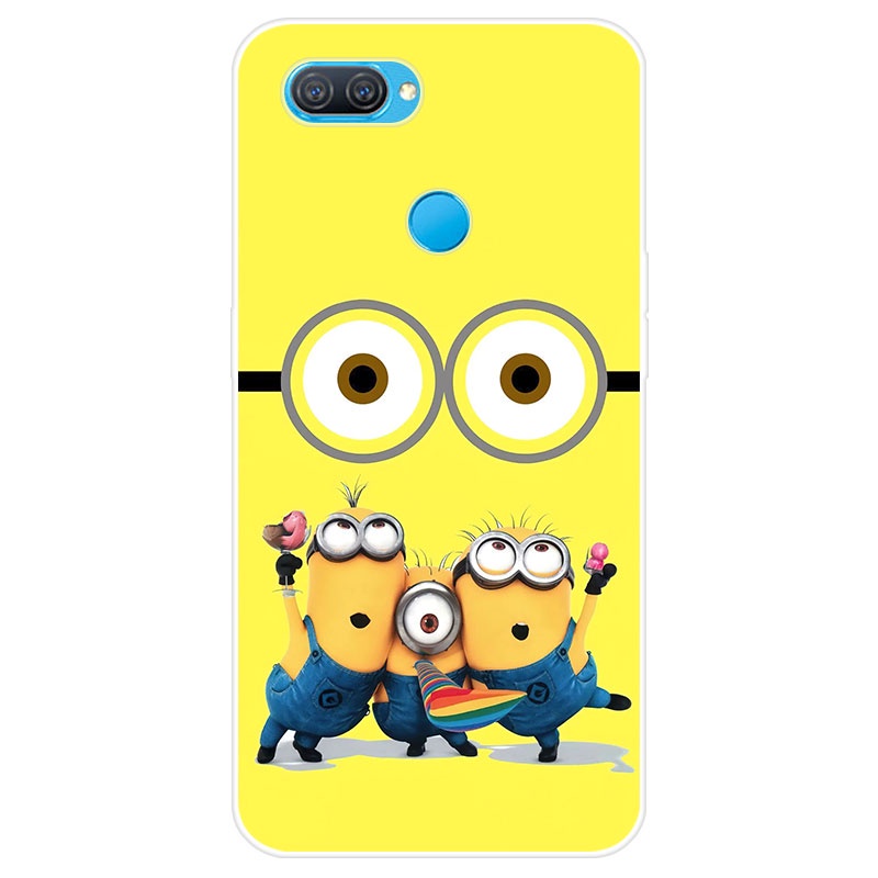 Ốp điện thoại TPU dẻo họa tiết hoạt hình dễ thương cho OPPO A12 A12E OPPO A12