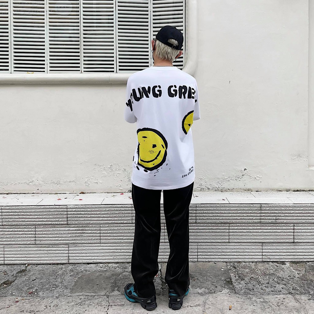 Áo Thun Young Green Face Tee Form Oversized