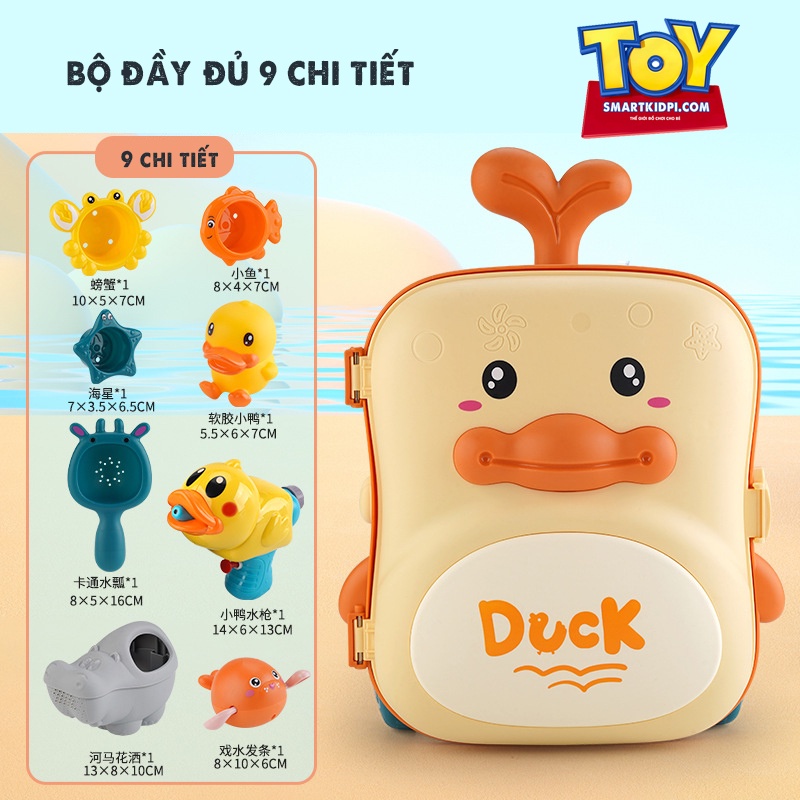 BỘ ĐỒ CHƠI VALI XÚC CÁT ĐI BIỂN HÌNH CÁ HEO VÔ CÙNG DỄ THƯƠNG