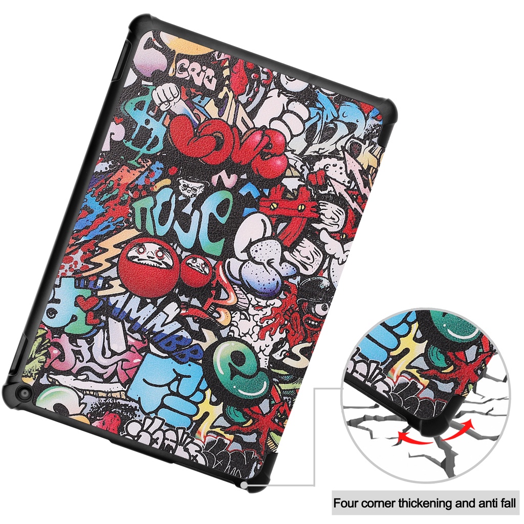 Ốp Lưng Da Pu Cho Amazon All-New Fire HD 10/10 Plus 11th Gen 2021 10.1&quot;