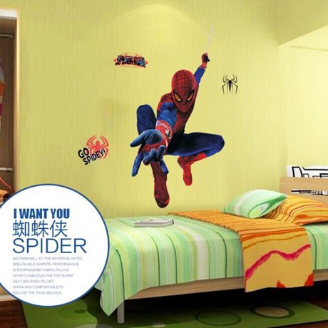 Decal Tranh dán tường NGƯỜI NHỆN SPIDER MAN- Tranh decal dán tường