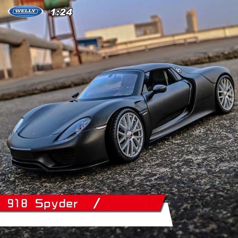 Mô hình xe Porsche 918 Spyder tỉ lệ 1:24 Welly