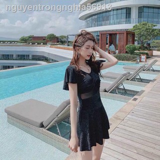 ▼áo tắm nữ phong cách mới che bụng giảm béo kín đáo chống nắng  áo tắm cao cấp ngực nhỏ hợp thời trang