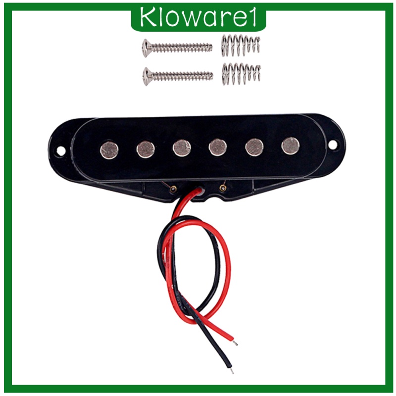 [KLOWARE1]MagiDeal 50mm Single Coil Middle Pickup for ST Electric Guitar Parts Black