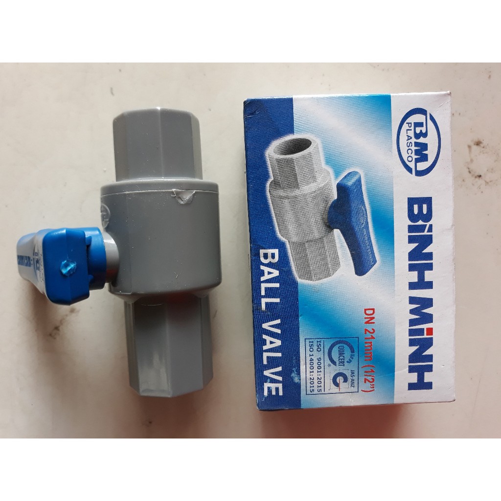 Van nước nhựa Bình Minh phi 21,27,34,42,49,60 - Bảo Trân