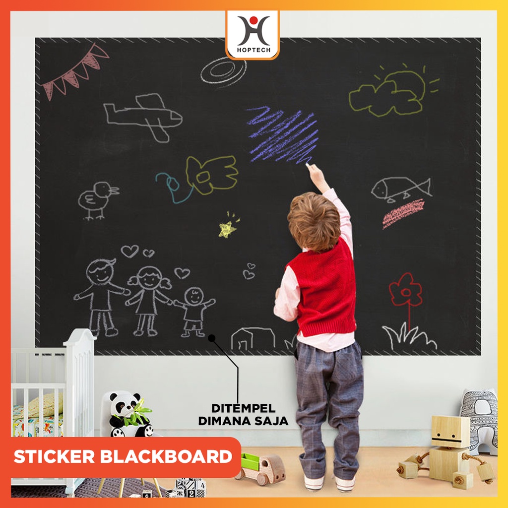 Miếng Dán Bảng Đen Viết Vẽ DIY | Sticker Bảng Đen Dán Tường