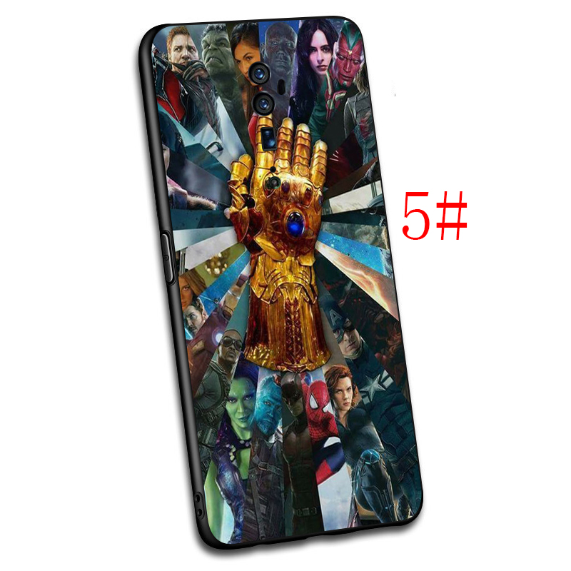 MARVEL Ốp Lưng Silicone Phong Cách Biệt Đội Siêu Anh Hùng Cho Realme 2 3 Pro A5 Q X Lite Xt X2 X3 X50