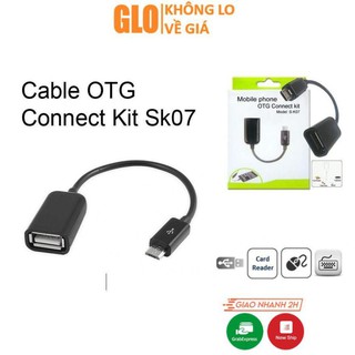 Cáp OTG Micro USB 8600 S-K07 Giá Rẻ GloMart